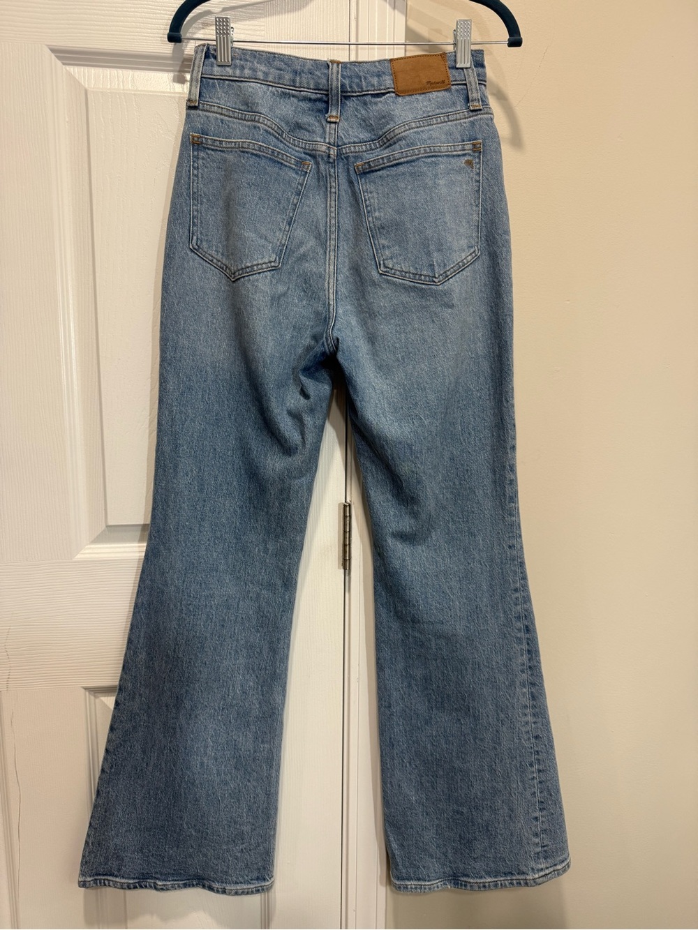 Madewell Perfect Vintage Flare Jeans Womens Size 25 High Rise Light Wash Denim - Picture 3 of 13